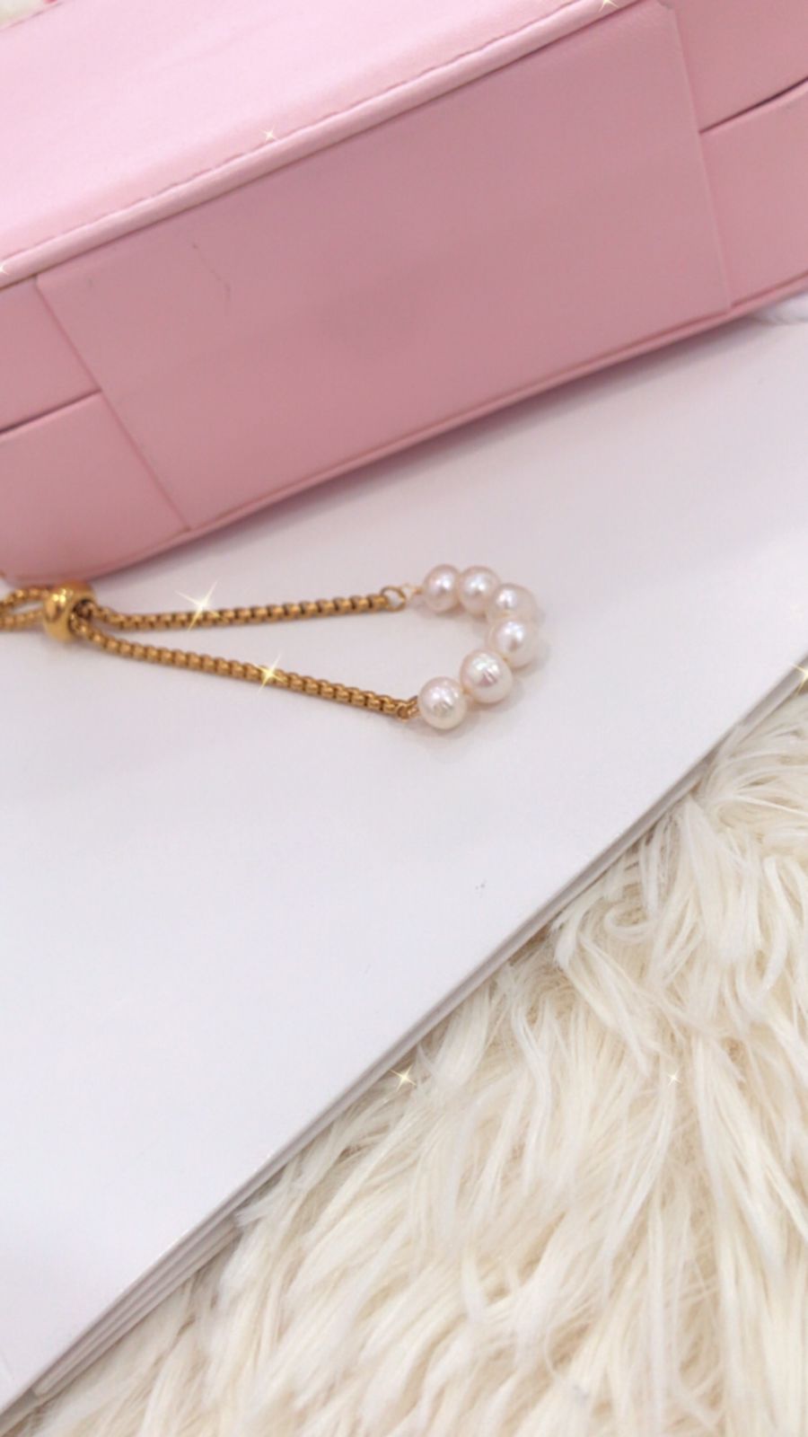 Pulsera con perlas