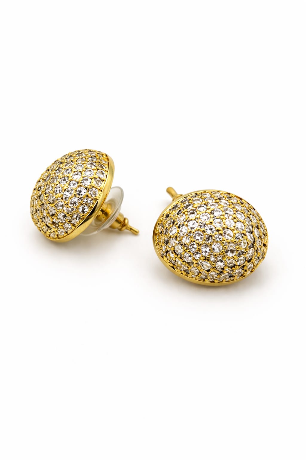 Aretes Goldfilled y circonias