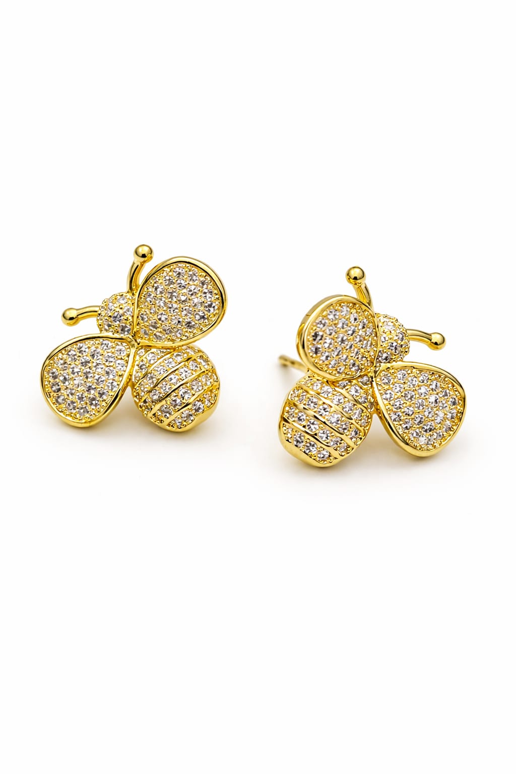 Aretes Goldfilled y circonias