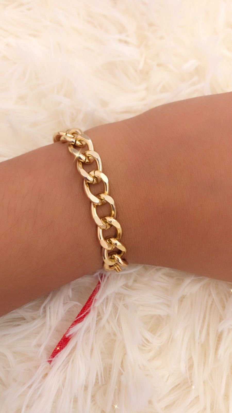 Pulsera con cadena