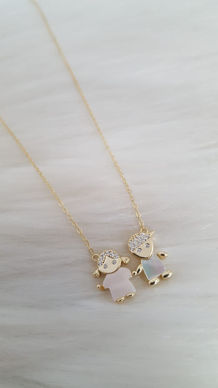 Cadena de niños