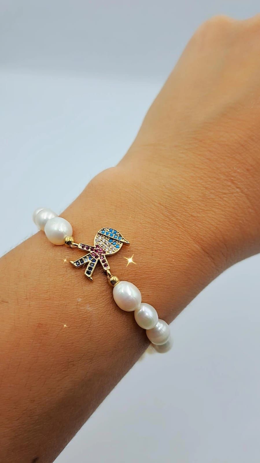 pulsera de perlas