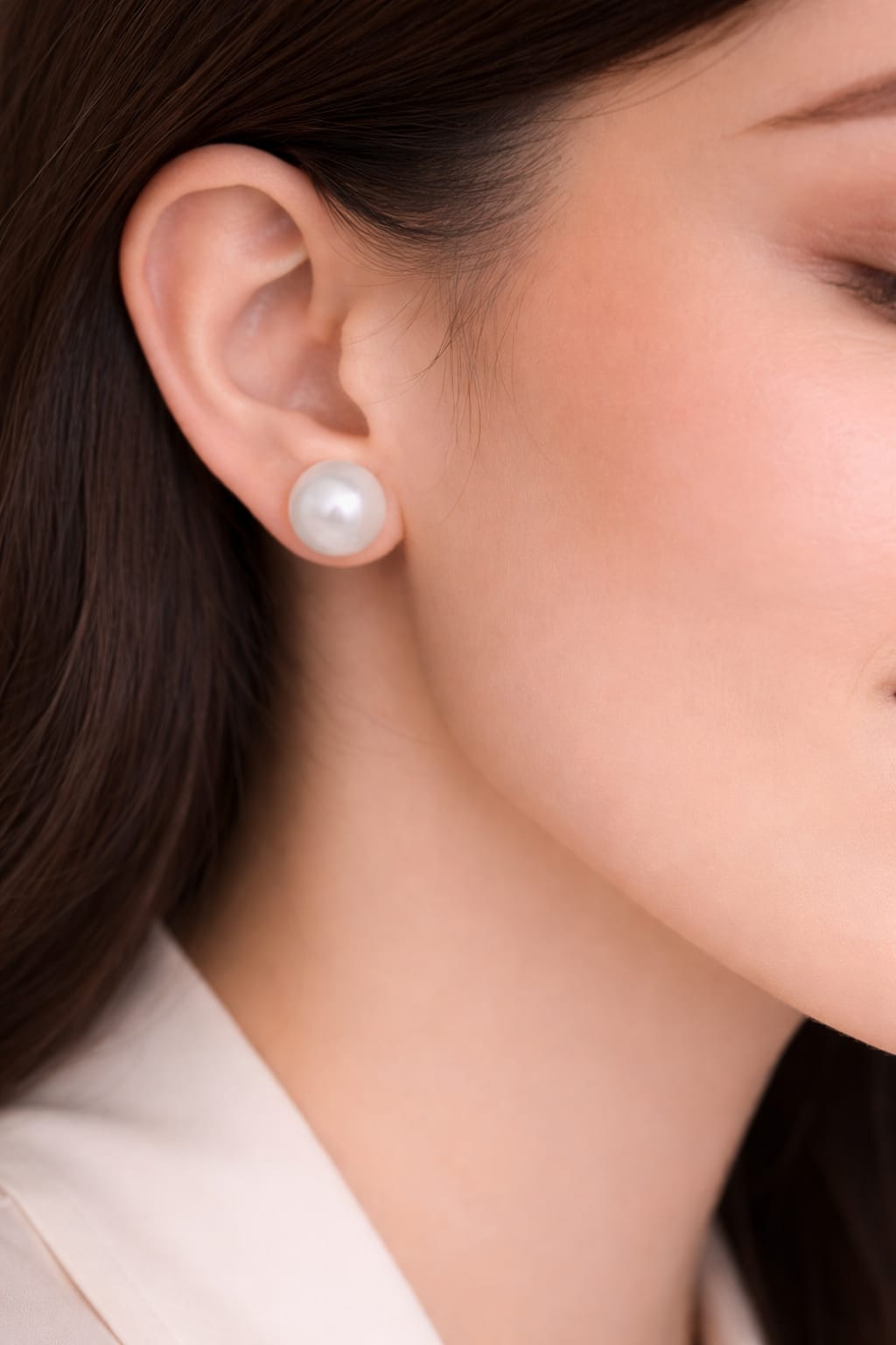 Aretes de perla, grandes