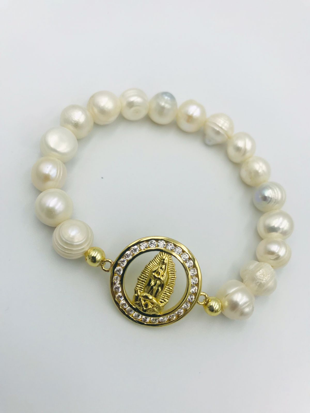 pulsera de perlas natural