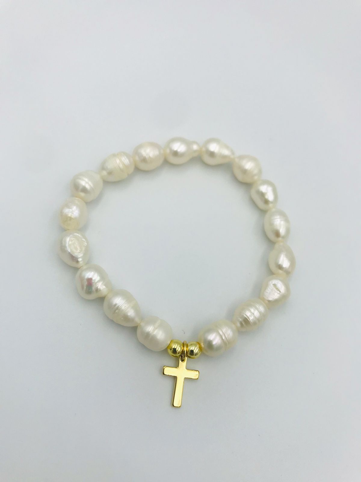 pulsera de perlas natural