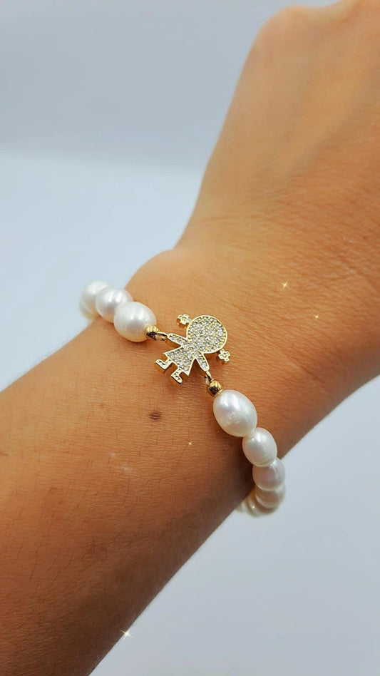 pulsera de perlas