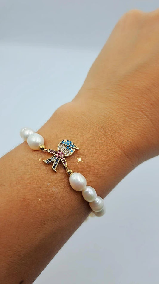 pulsera de perlas
